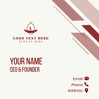 Royalty Shield Boutique Business Card Design