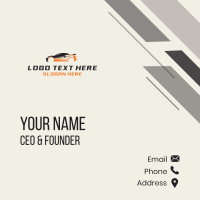 Fast Car Automobile Business Card Design