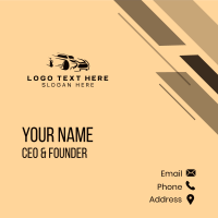 Speed Car Racing  Business Card Design