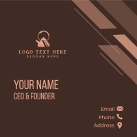 Brown Rustic Kettle  Business Card Design