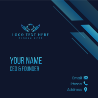 Holy Angel Wings Business Card Design