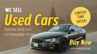 Used Car Sale Facebook Event Cover Image Preview