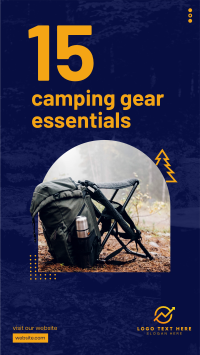 Camping Bag Instagram story Image Preview