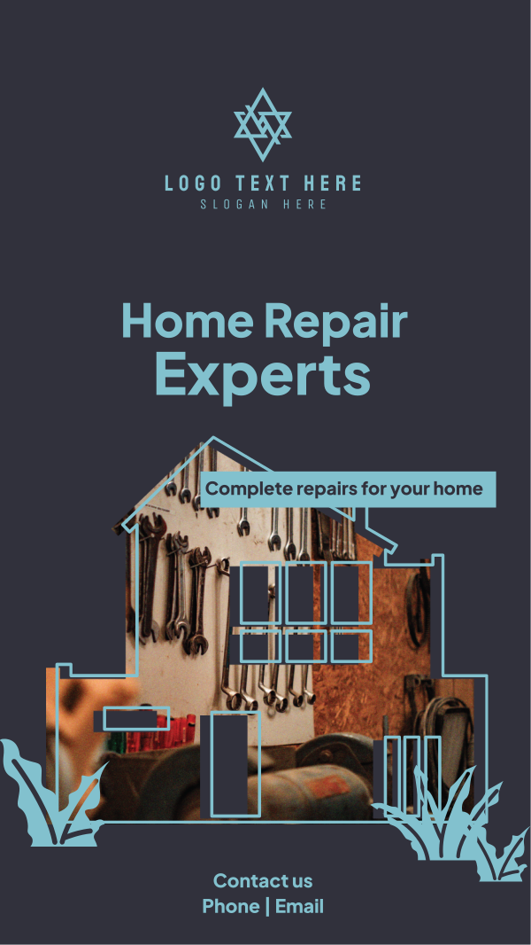 Home Repair experts Instagram Story Design Image Preview