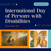 Geometric Disability Day Instagram post Image Preview