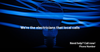 Electric Service Facebook Ad Design