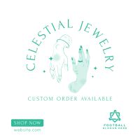 Customized Celestial Collection Instagram Post Design