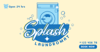 Splash Laundromat Facebook ad Image Preview