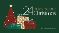 Elegant Christmas Countdown Facebook event cover Image Preview