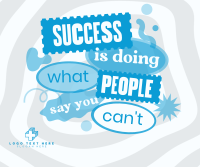 Success all the Way Facebook post Image Preview