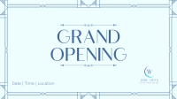 Art Deco Grand Opening Facebook Event Cover Image Preview