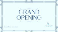 Art Deco Grand Opening Facebook event cover Image Preview
