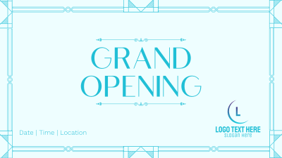 Art Deco Grand Opening Facebook event cover