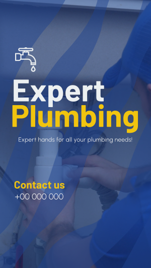 Clean Plumbing Works Instagram story Image Preview