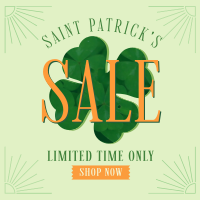St. Patrick's Sale Clover Instagram post Image Preview
