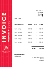 Roofing Texture Invoice Image Preview