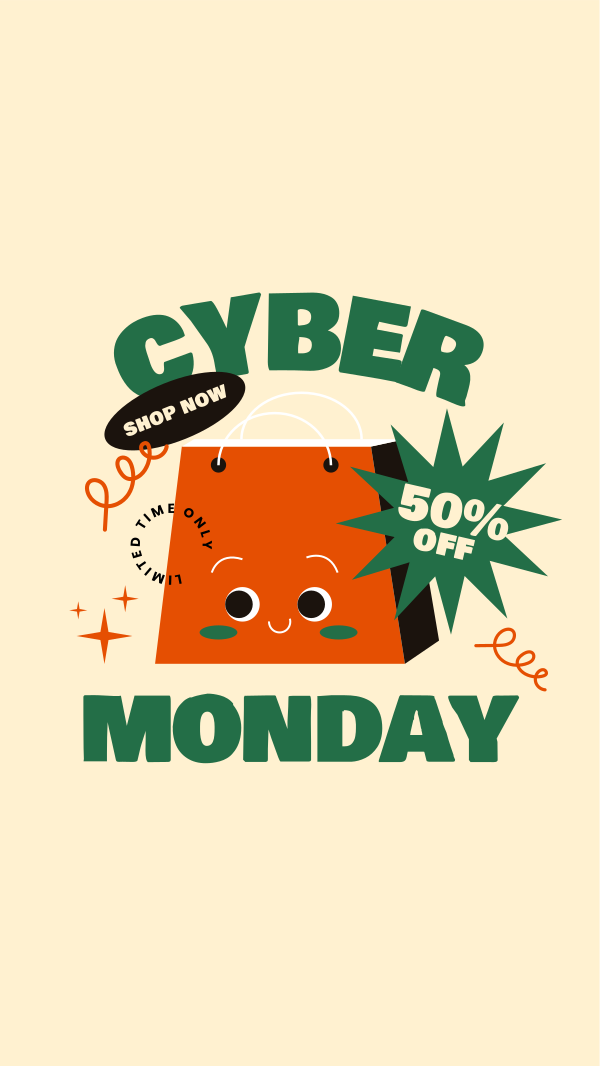 Cyber Monday Sale Instagram Story Design Image Preview