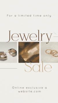 Luxurious Jewelry Sale TikTok video Image Preview