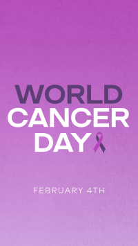 Minimalist World Cancer Day Video Preview