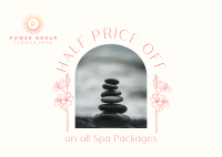 Zen Massage Postcard Design