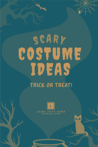 Spooky Halloween Pinterest Pin Image Preview