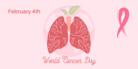 Lungs World Cancer Day  Twitter Post Image Preview