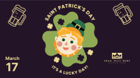 Saint Patrick Lucky Day Zoom background Image Preview