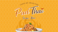 Authentic Pad Thai Facebook Event Cover Design