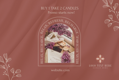 Buy 1 Take 2 Candles Pinterest Cover Image Preview