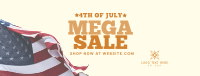Fourth of July Sale Facebook cover Image Preview