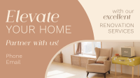 Renovation Elevate Your Space Facebook event cover Image Preview