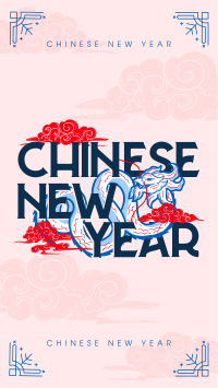 Oriental Chinese New Year TikTok video Image Preview