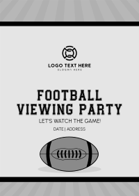 Football Viewing Party Poster Image Preview