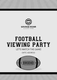 Football Viewing Party Poster Image Preview