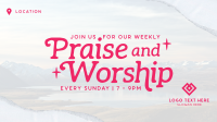 Praise & Worship Facebook Event Cover Design