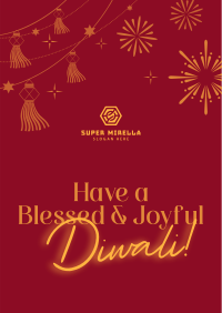 Blessed Diwali Festival Poster Image Preview