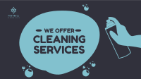 Offering Cleaning Services Facebook event cover Image Preview