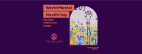 World Mental Health Day Facebook cover Image Preview