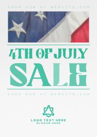 Minimalist 4th of July Sale Flyer Image Preview