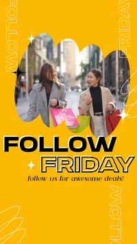 Awesome Follow Us Friday Instagram Reel Design