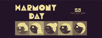 Tiled Harmony Day Facebook cover Image Preview