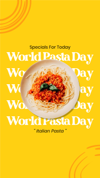 Pasta For Italy Facebook Story Design