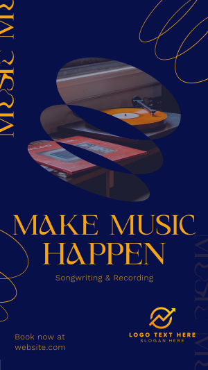 Songwriting & Recording Studio Facebook story Image Preview