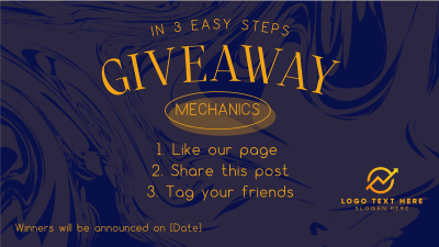 Easy Giveaway Mechanics Facebook event cover Image Preview