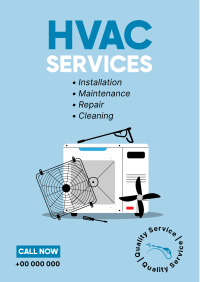 HVAC Services Flyer Design