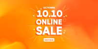 10.10 Online Sale Twitter post Image Preview