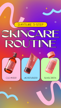 Daytime Skincare Routine TikTok Video Image Preview