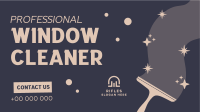 Sparkling Windows Facebook Event Cover Design