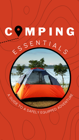 Camping Essentials Instagram story