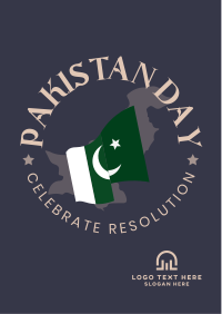 Pakistan Flag Flyer Design